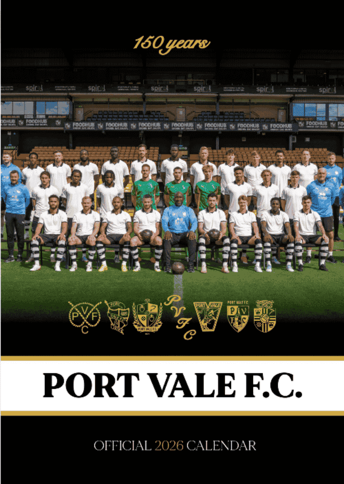 2026 Calendar - Port Vale Store