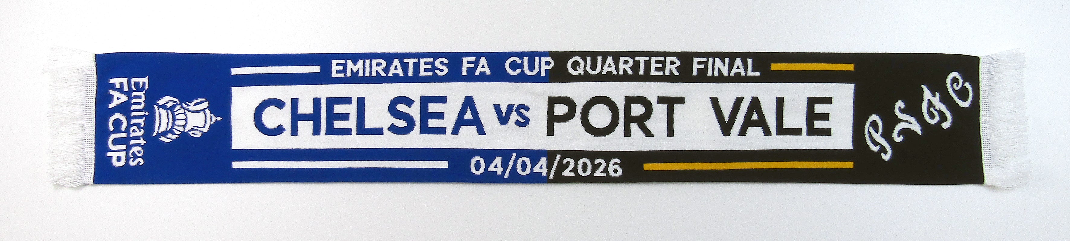 FA Cup Quarter Final Scarf
