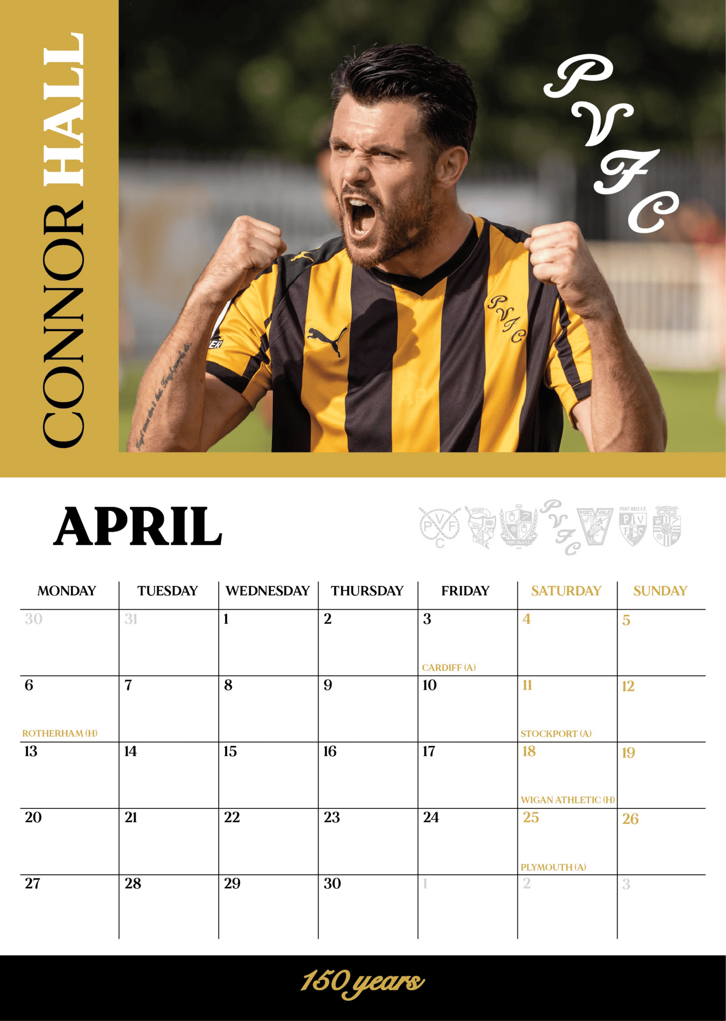 2026 Calendar - Port Vale Store