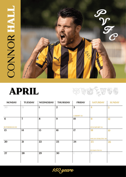 2026 Calendar - Port Vale Store