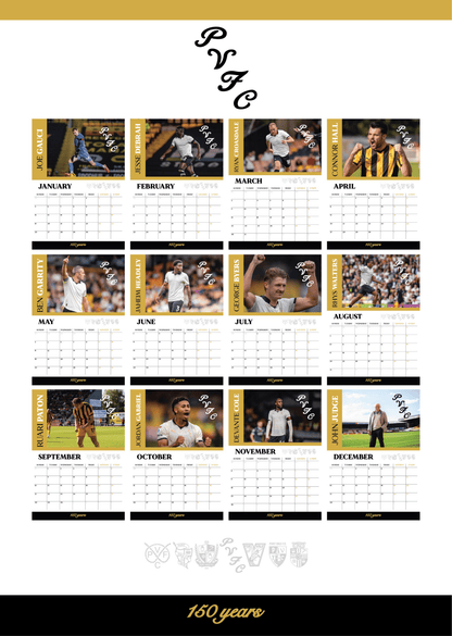 2026 Calendar - Port Vale Store