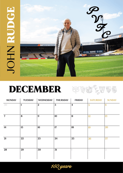 2026 Calendar - Port Vale Store