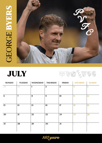 2026 Calendar - Port Vale Store
