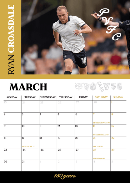 2026 Calendar - Port Vale Store