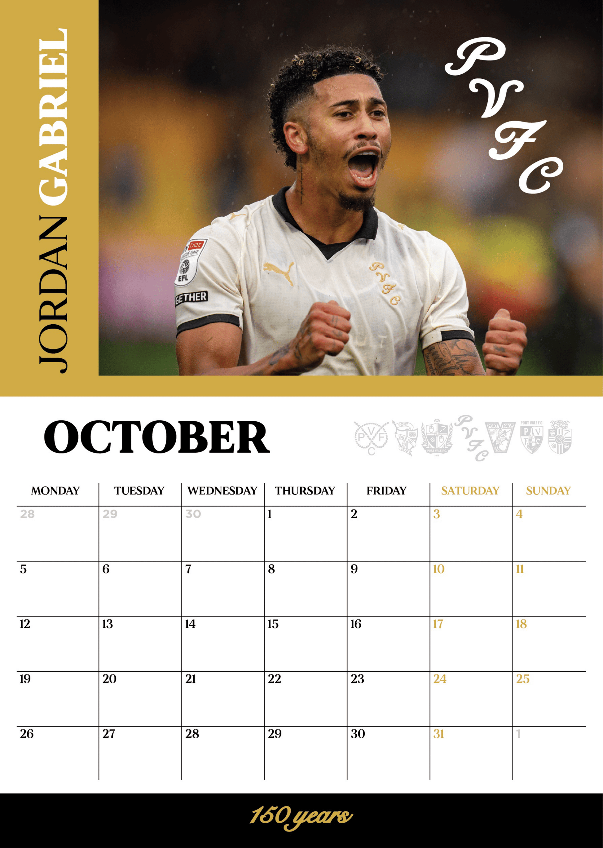 2026 Calendar - Port Vale Store