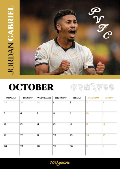 2026 Calendar - Port Vale Store