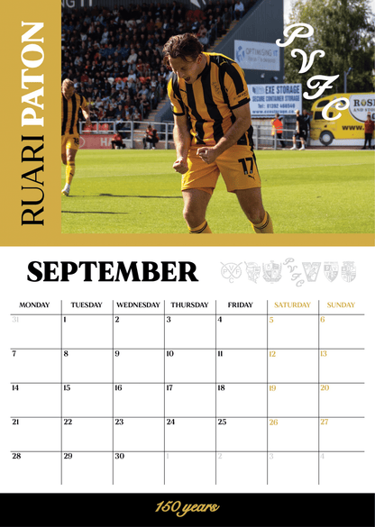 2026 Calendar - Port Vale Store