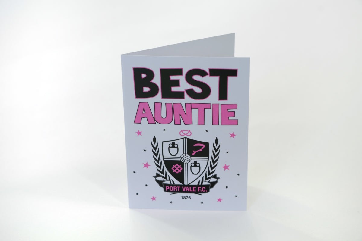 Auntie Greeting Card - Port Vale Store