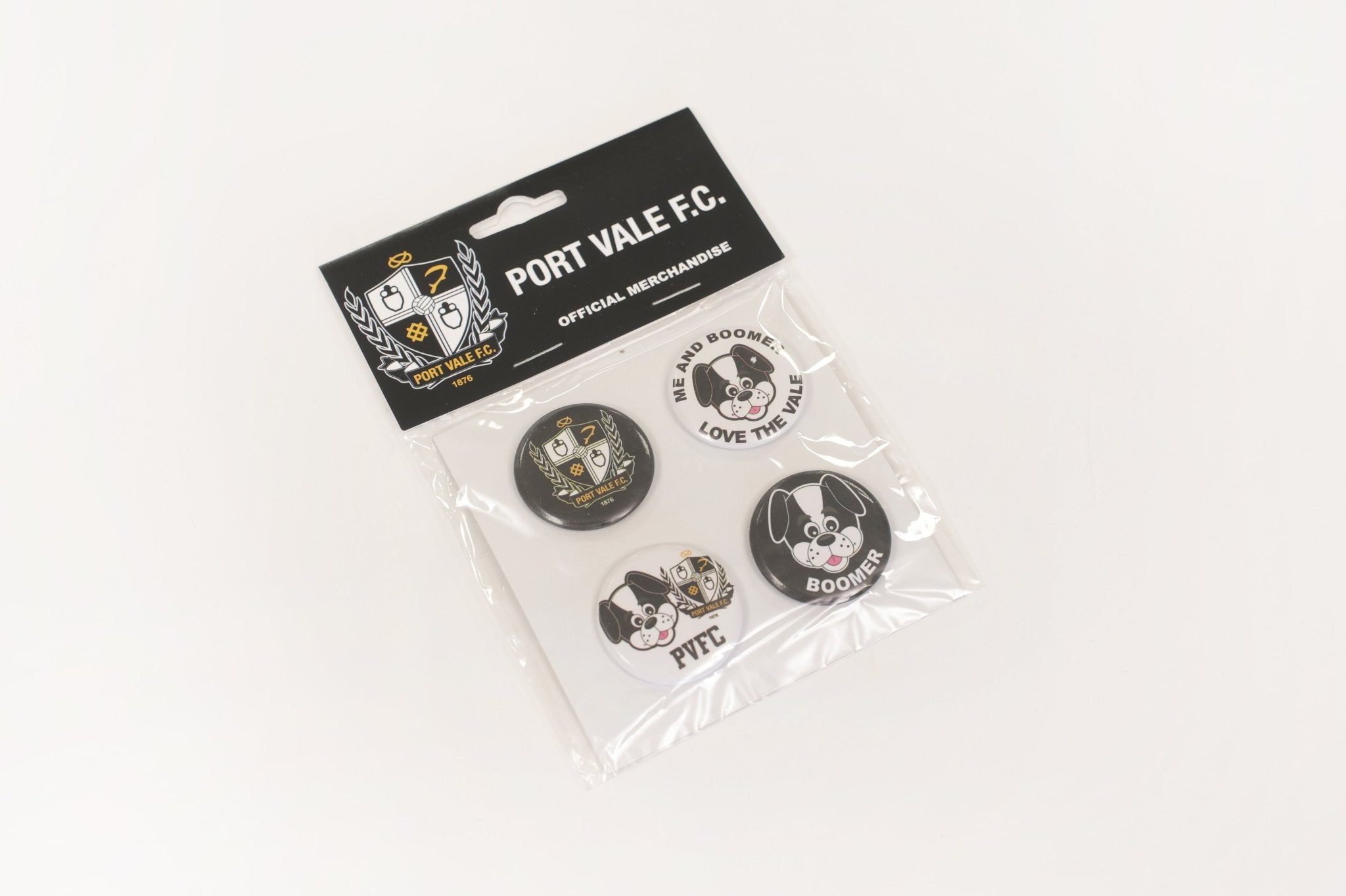 Boomer Pin Badges - Port Vale Store