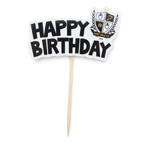 Cake Topper - Port Vale Store