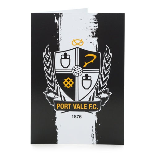 Crest Greeting Card - Port Vale Store