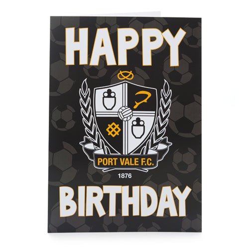 Giant Birthday Card - Port Vale Store