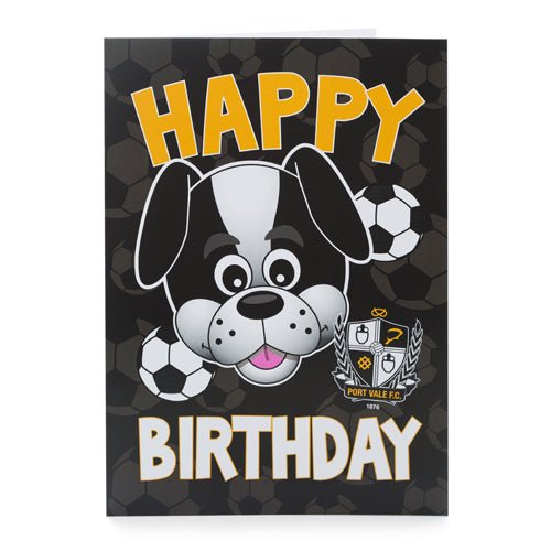 Giant Boomer Birthday Card - Port Vale Store