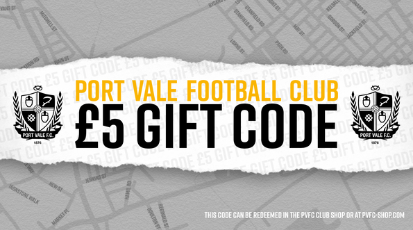 Gift Card - Port Vale Store