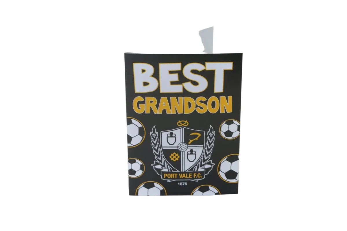 Grandson Greeting Card - Port Vale Store
