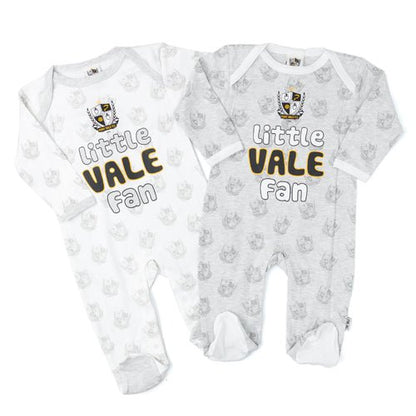 Little Vale Fan Sleepsuit - Port Vale Store