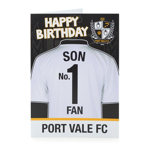 Son Greeting Card - Port Vale Store