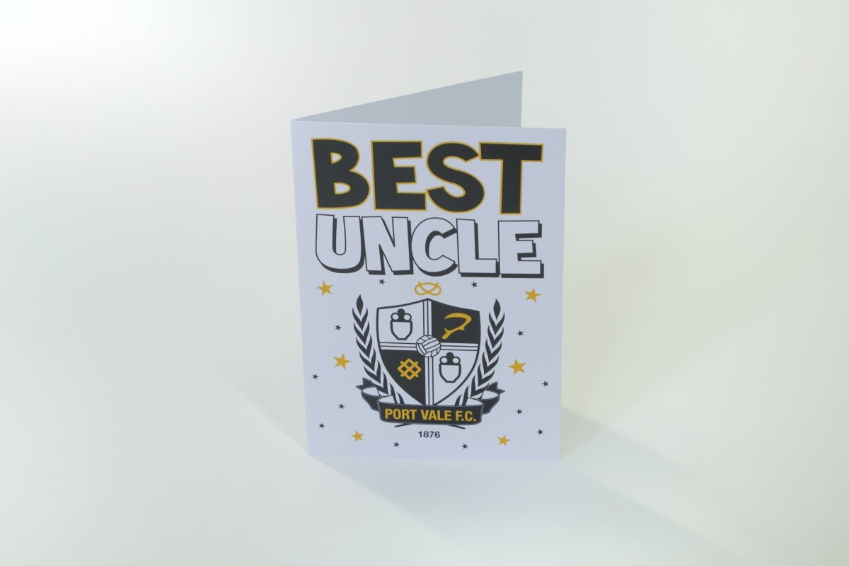 Uncle Greeting Card - Port Vale Store