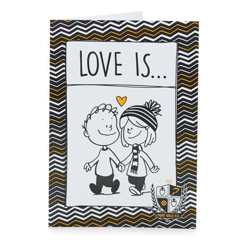 Valentines Greeting Card - Port Vale Store